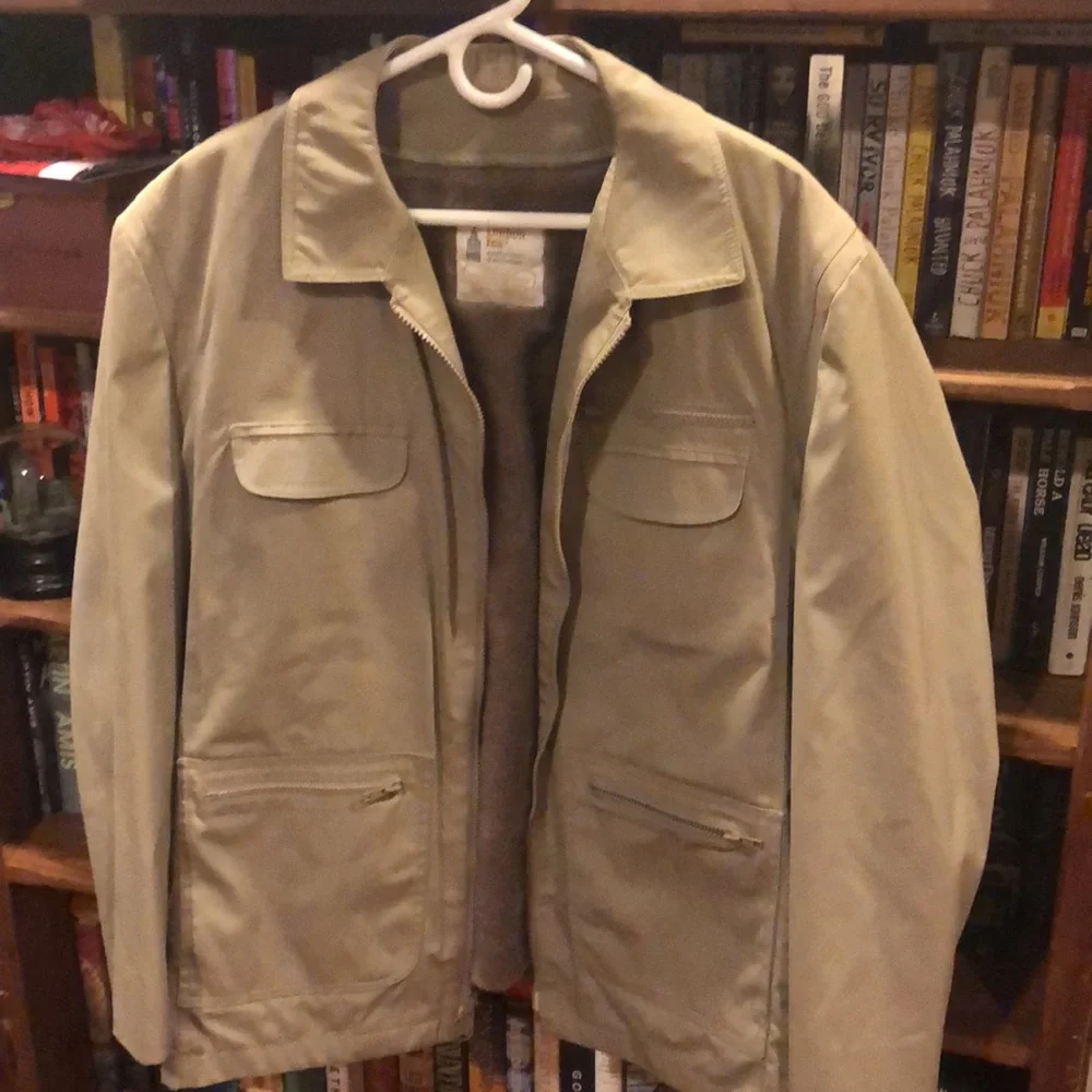 LONDON FOG// removable faux fur lining (real warm)// waterproof CHORE COAT - Picture 1 of 6